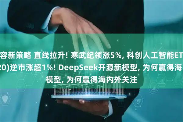 容新策略 直线拉升! 寒武纪领涨5%, 科创人工智能ETF(589520)逆市涨超1%! DeepSeek开源新模型, 为何赢得海内外关注