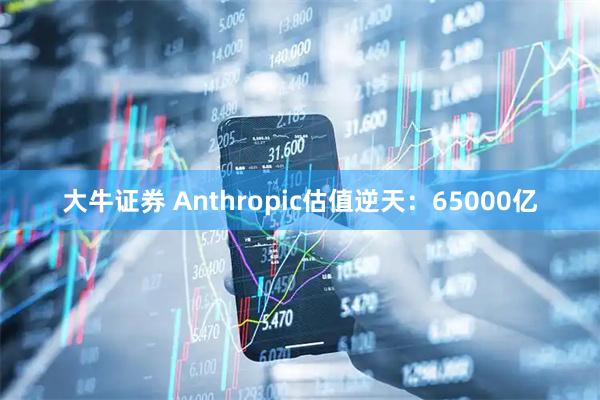 大牛证券 Anthropic估值逆天：65000亿