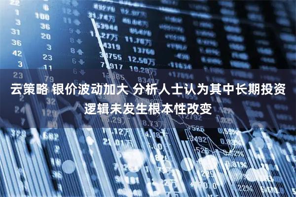 云策略 银价波动加大 分析人士认为其中长期投资逻辑未发生根本性改变